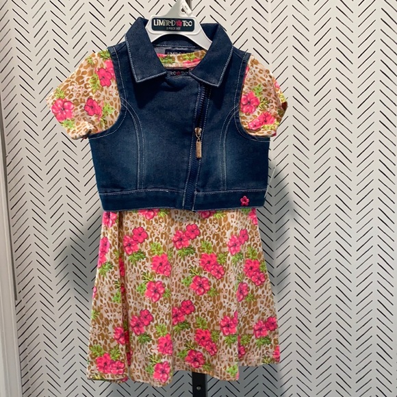 Limited Too Other - Limited Too girls 2T dress with jean jacket